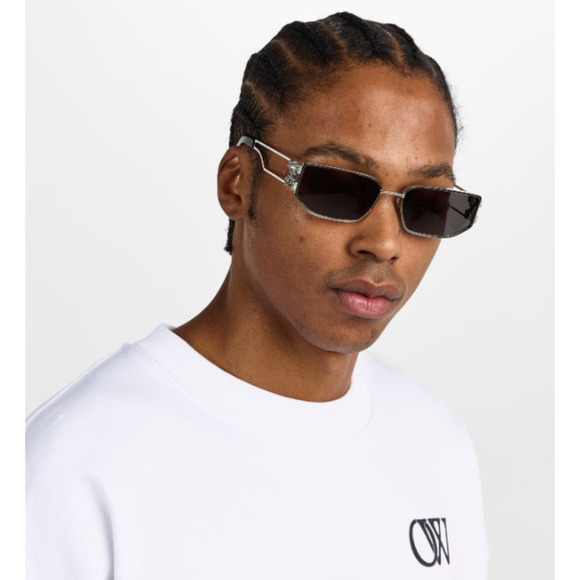 NWT Off-White Allen Silver 60mm Sunglasses main image 5